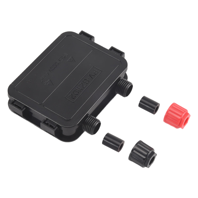 Waterproof Junction Box Solar - AT59 กล่องเชื่อมต่อไฟฟ้าโซลาร์เซลล์ 60-1500W กันน้ำ IP67 สำหรับอุปกรณ์เชื่อมต่อระบบโซลาร์เซลล์