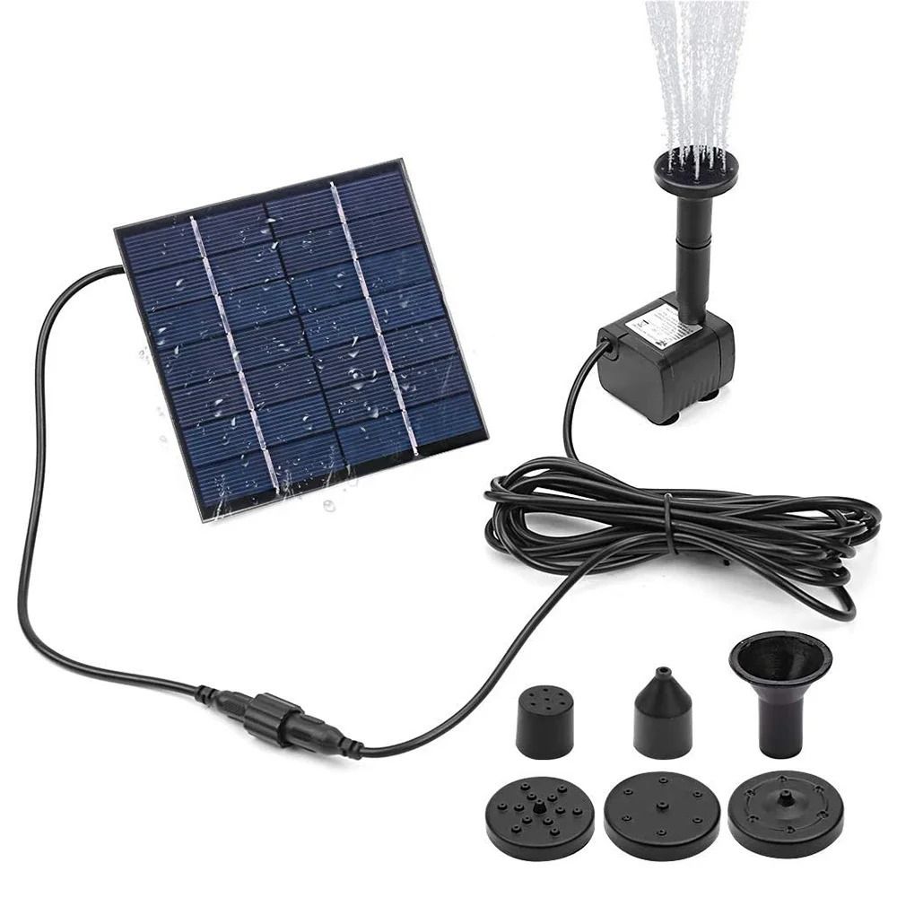 Renewable Energy Kits - ปั๊มน้ำพุพลังงานแสงอาทิตย์ขนาดมินิ1.4วัตต์ชุดแผงพลังงานปั๊มน้ำแผงโซล่าสำหรับสวนสระน้ำน้ำพุในร่มอ่างน้ำกลางแจ้ง