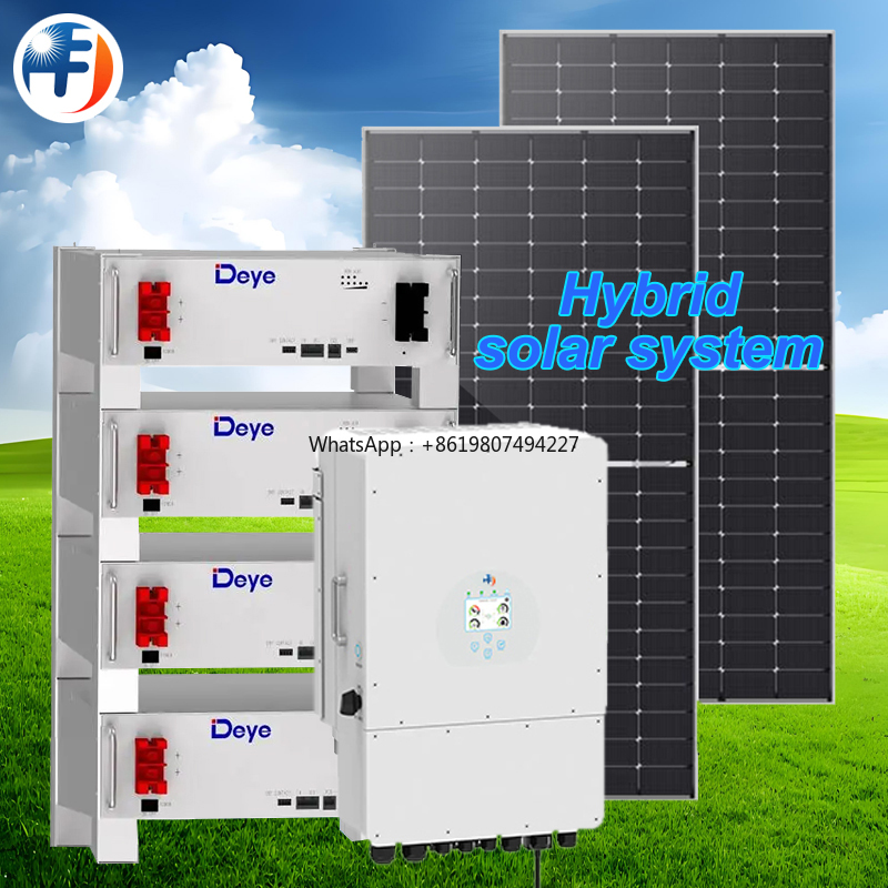 Renewable Energy Use - ระบบพลังงานแสงอาทิตย์แบบไฮบริด 12 กิโลวัตต์ สำหรับอินเวอร์เตอร์ พร้อมแบตเตอรี่ลิเธียม สำหรับใช้บนระเบียง