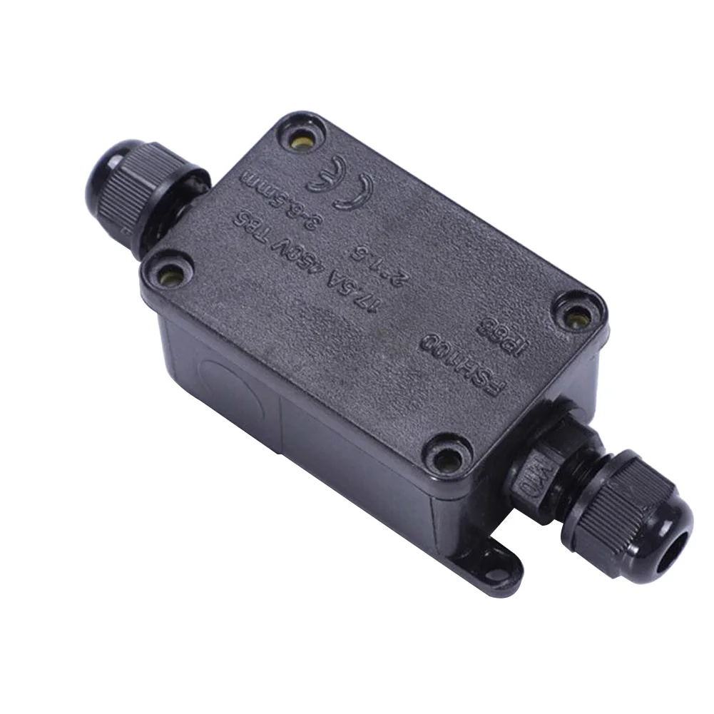Waterproof Junction Box Solar - 2 WAY กลางแจ้งกล่องกันน้ํา IP65 สายเชื่อมต่อ PC
