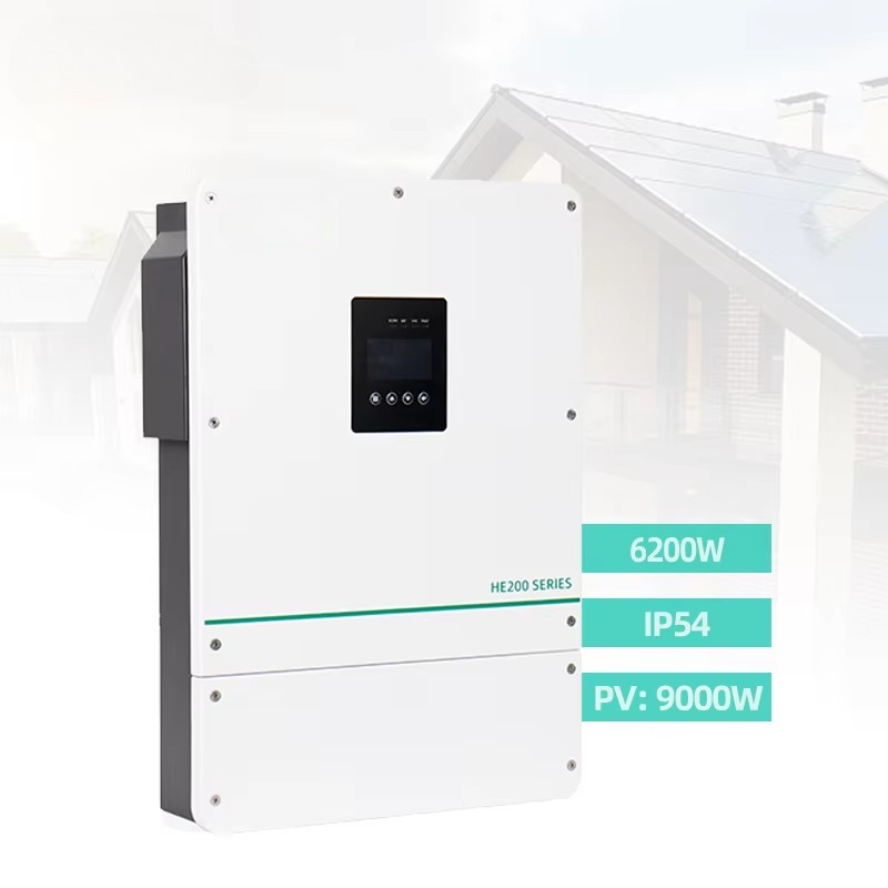 Pure Sine Wave Inverter - อินเวอร์เตอร์ไฮบริดพลังงานแสงอาทิตย์แบบคลื่นไซน์บริสุทธิ์คู่/เดี่ยว 6.2 กิโลวัตต์ คุณภาพสูง ราคาแข่งขัน มาตรฐาน