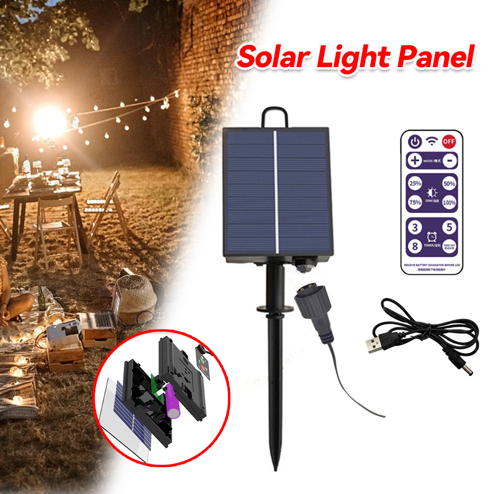 Renewable Energy Kits - ชุดกล่องแบตเตอรี่พลังงานแสงอาทิตย์ 1-5 ชิ้น พร้อมแผงโซลาร์เซลล์ แบตเตอรี่ลิเธียม ไฟ