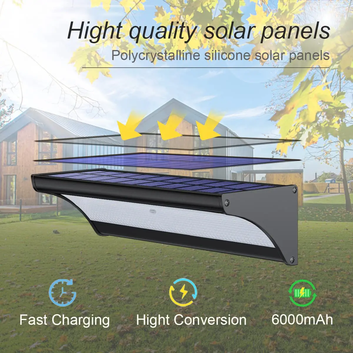 60/48Led กลางแจ้งโคมไฟติดผนังพ - Waterproof Junction Box Solar บทวิจารณ์และราคา