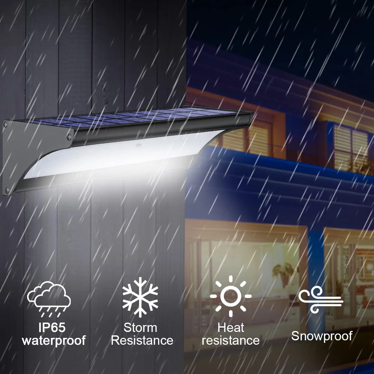 60/48Led กลางแจ้งโคมไฟติดผนังพ - Waterproof Junction Box Solar บทวิจารณ์และราคา