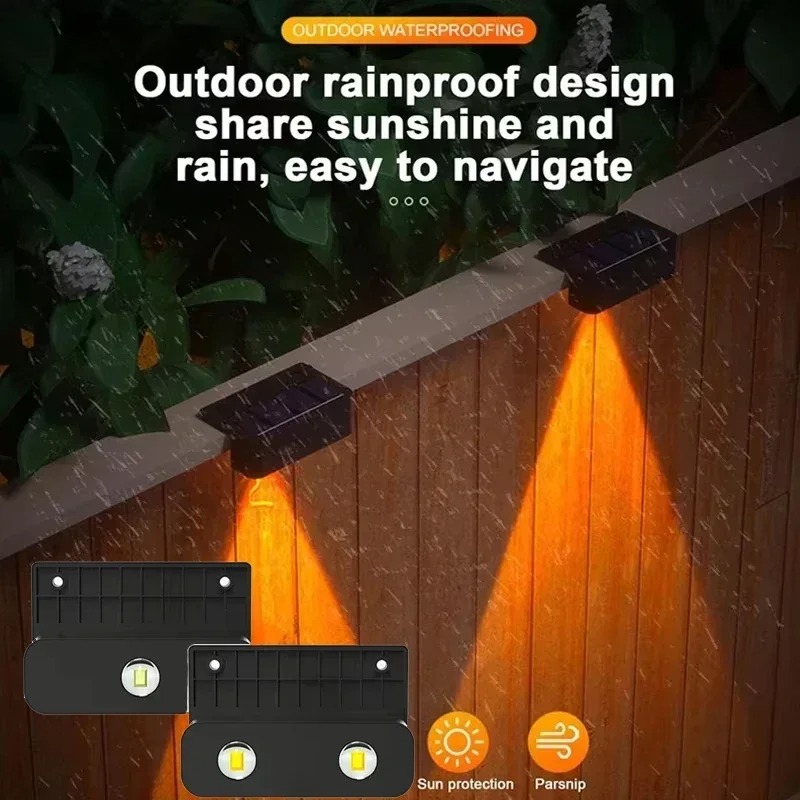 1/2/4 ชิ้น โคมไฟติดผนังพลังงาน - Waterproof Junction Box Solar บทวิจารณ์และราคา