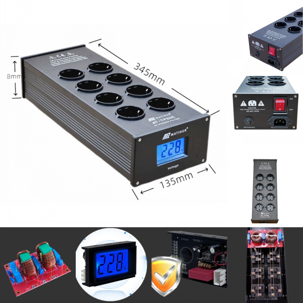 MATIHUR E-TP80เสียงรบกวน AC Po - Ac Surge Protector บทวิจารณ์และราคา