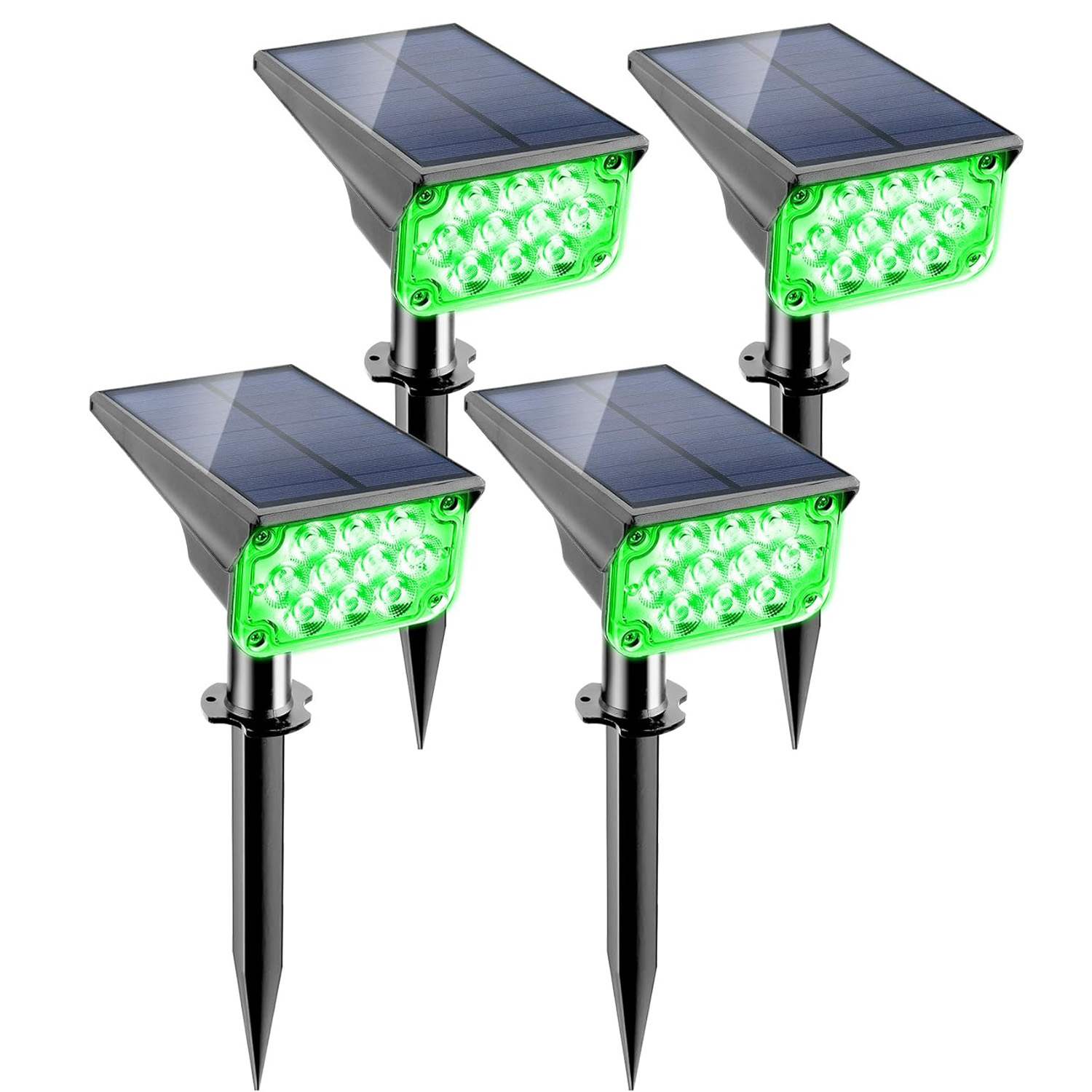 4 ชิ้นพลังงานแสงอาทิตย์ Spotli - Waterproof Junction Box Solar บทวิจารณ์และราคา