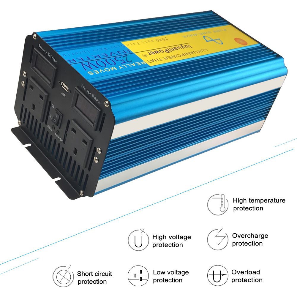 อินเวอร์เตอร์คลื่นไซน์บริสุทธิ - Pure Sine Wave Inverter บทวิจารณ์และราคา