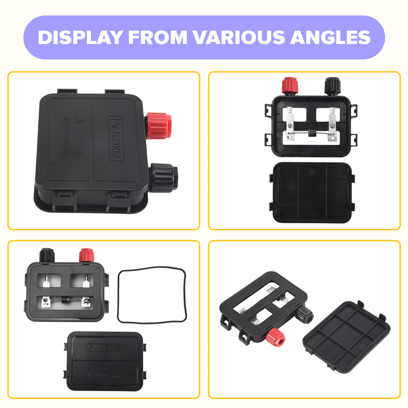 AT59 กล่องเชื่อมต่อไฟฟ้าโซลาร์ - Waterproof Junction Box Solar บทวิจารณ์และราคา