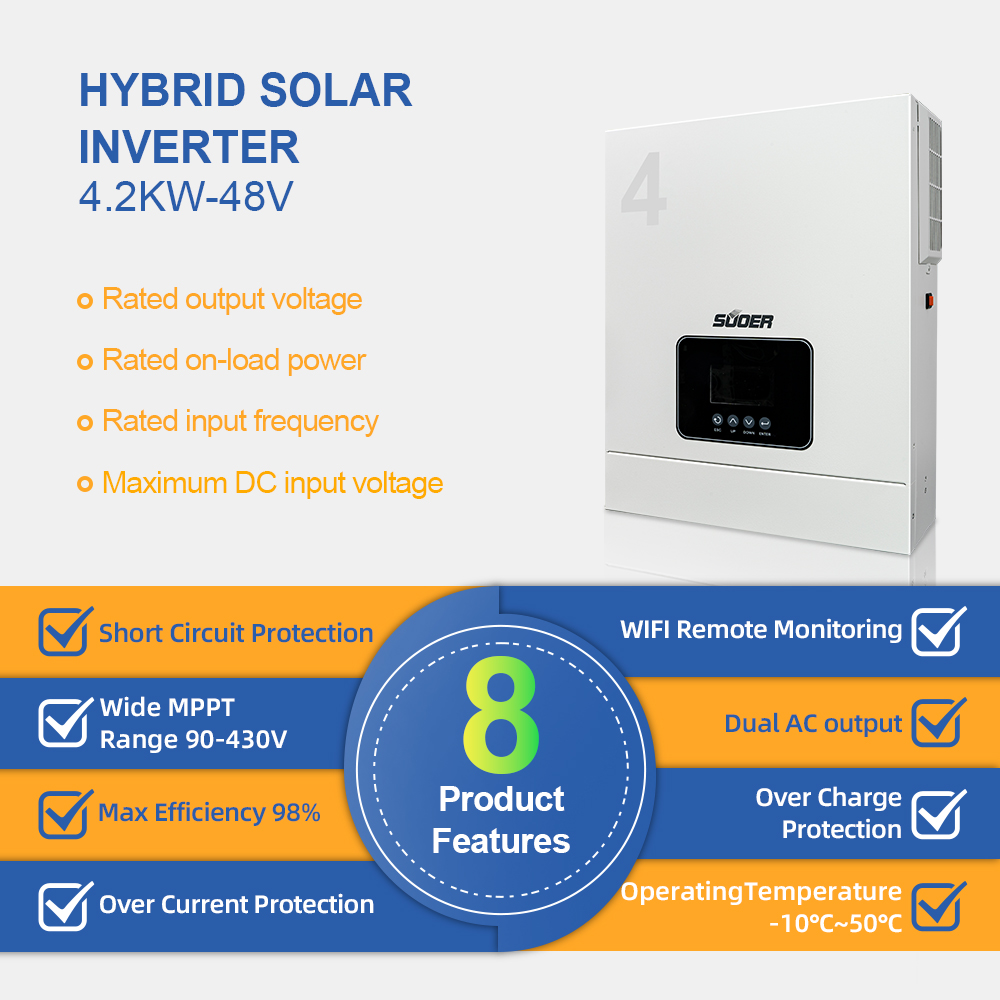 อินเวอร์เตอร์แบบออฟกริด 4.2 กิ - Pure Sine Wave Inverter บทวิจารณ์และราคา
