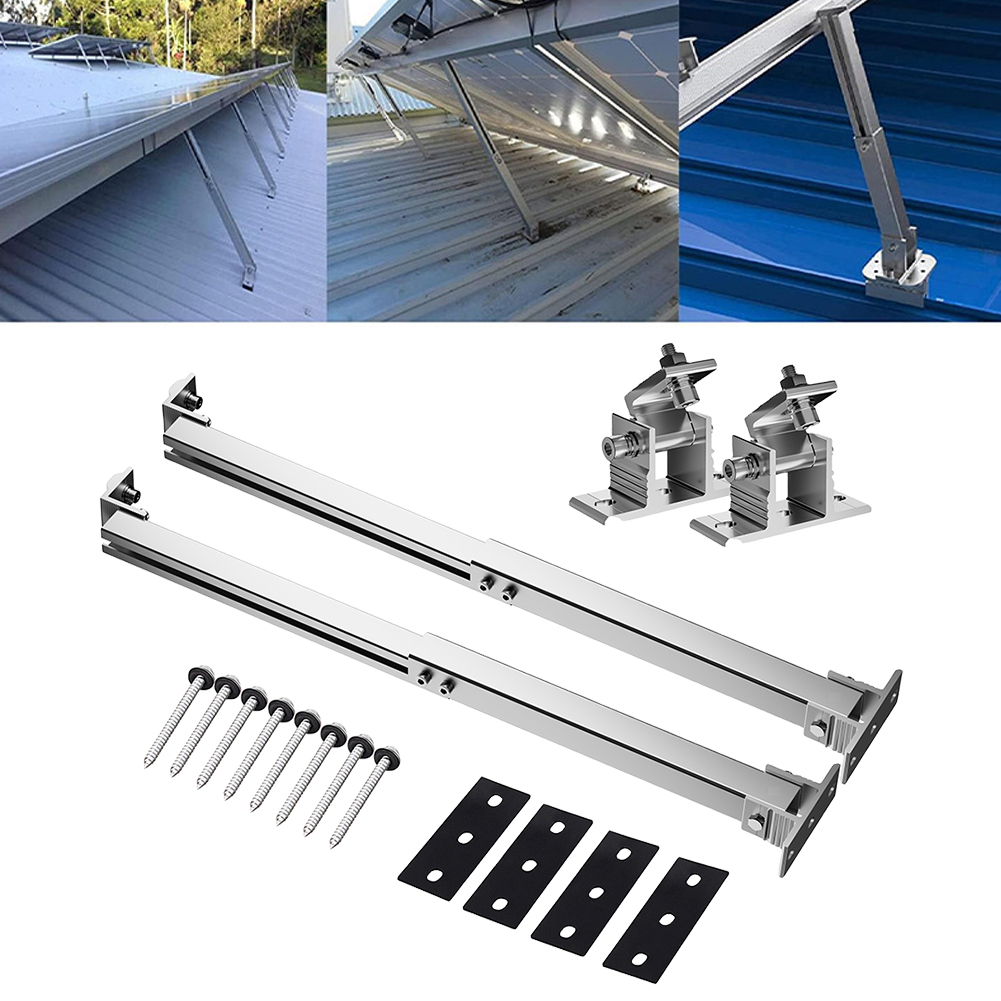 โครงยึดแผงโซลาร์เซลล์สำหรับรถบ - Solar Panel Tilt Mount บทวิจารณ์และราคา