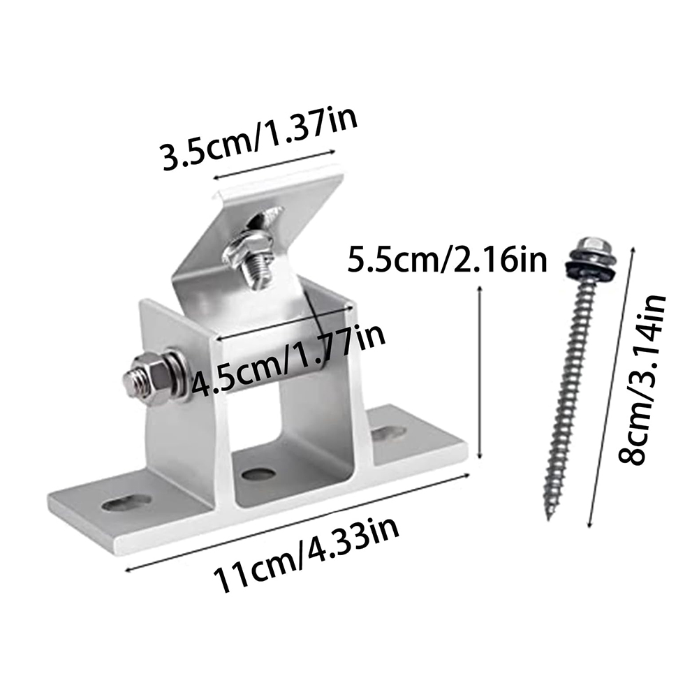 ขายึดแผงโซลาร์เซลล์อะลูมิเนียม - Solar Panel Tilt Mount บทวิจารณ์และราคา