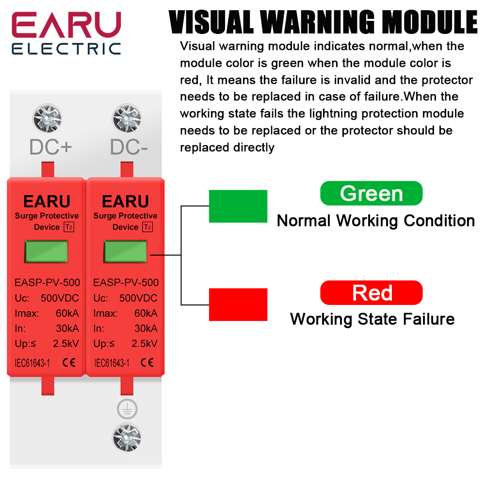 อุปกรณ์ป้องกันไฟกระชาก EARU 2P - Ac Surge Protector บทวิจารณ์และราคา