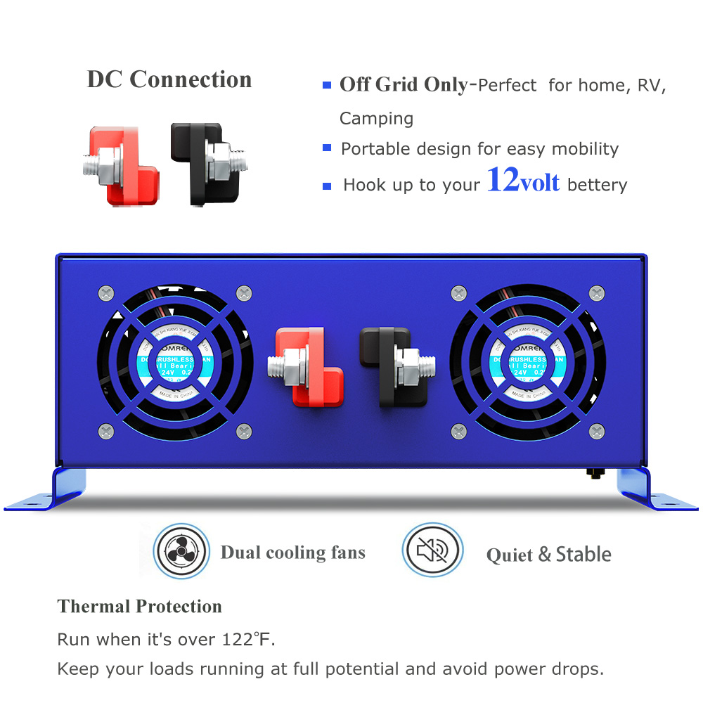 อินเวอร์เตอร์ WZRELB 3000W สำห - Pure Sine Wave Inverter บทวิจารณ์และราคา
