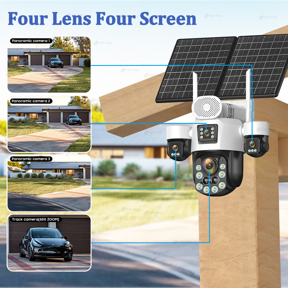 กล้องวงจรปิด AOV แบบสี่เลนส์ ส - Solar Panel Tilt Mount บทวิจารณ์และราคา