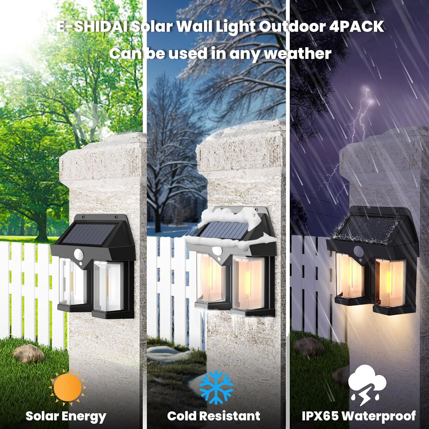 โคมไฟติดผนังพลังงานแสงอาทิตย์ส - Waterproof Junction Box Solar บทวิจารณ์และราคา