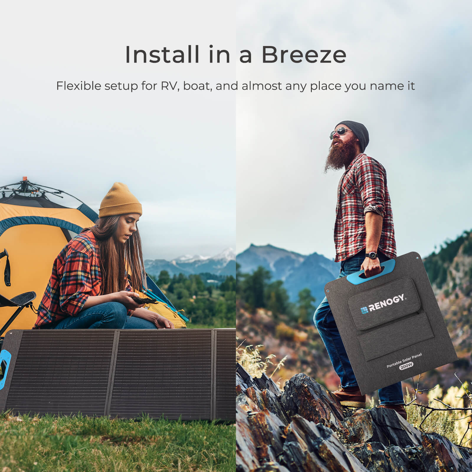 Renogy แผงโซล่าแบบพกพา200W IP6 - Renewable Energy Kits บทวิจารณ์และราคา