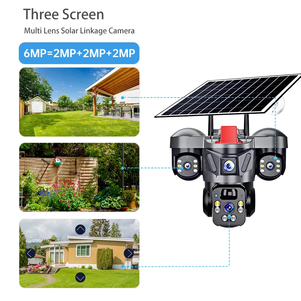 กล้องวงจรปิด KERUI Outdoor PTZ - Solar Panel Tilt Mount บทวิจารณ์และราคา