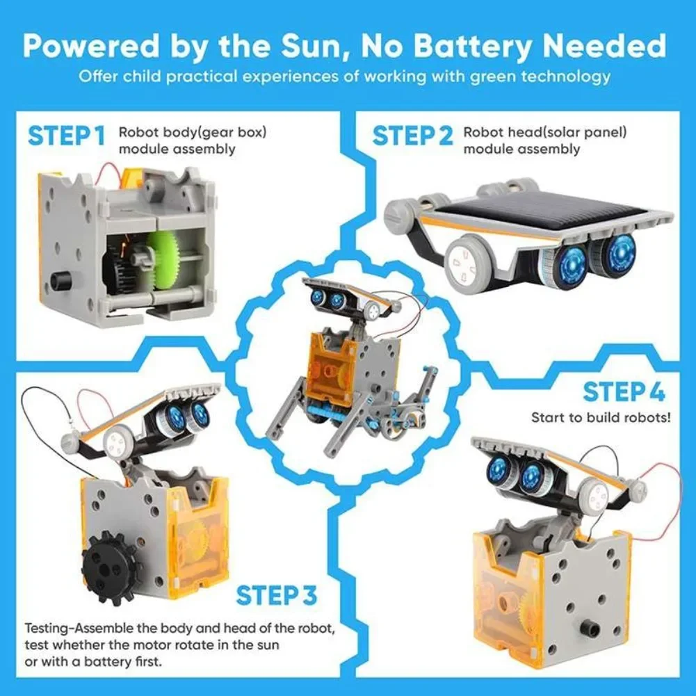 13 in 1 พลังงานแสงอาทิตย์หุ่นย - Renewable Energy Kits บทวิจารณ์และราคา