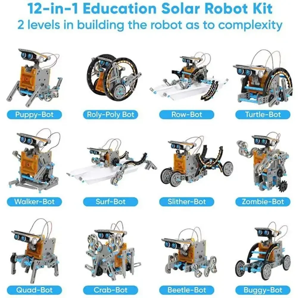13 in 1 พลังงานแสงอาทิตย์หุ่นย - Renewable Energy Kits บทวิจารณ์และราคา